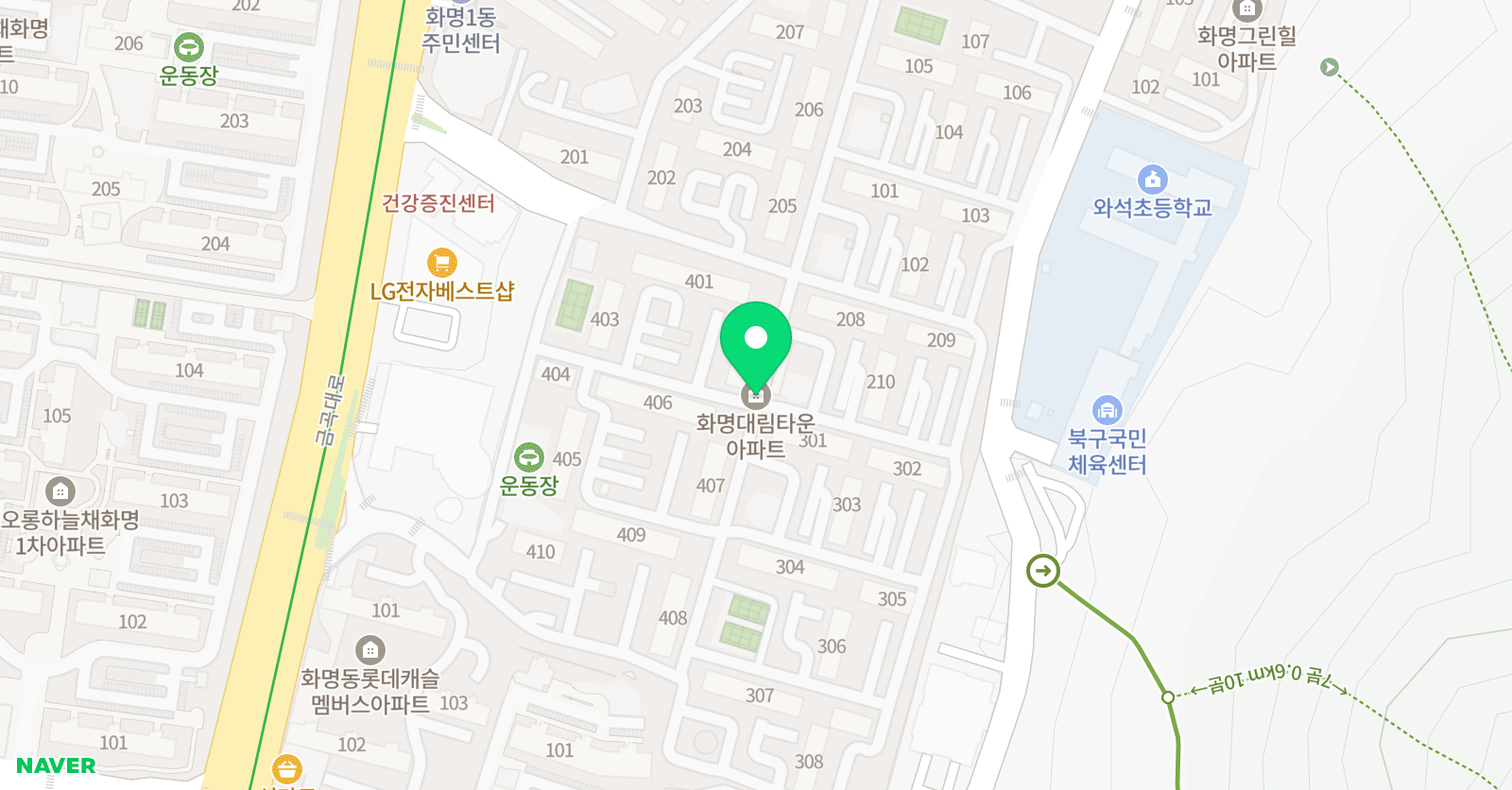 기탄사고력교실 화명대림타운점 위치