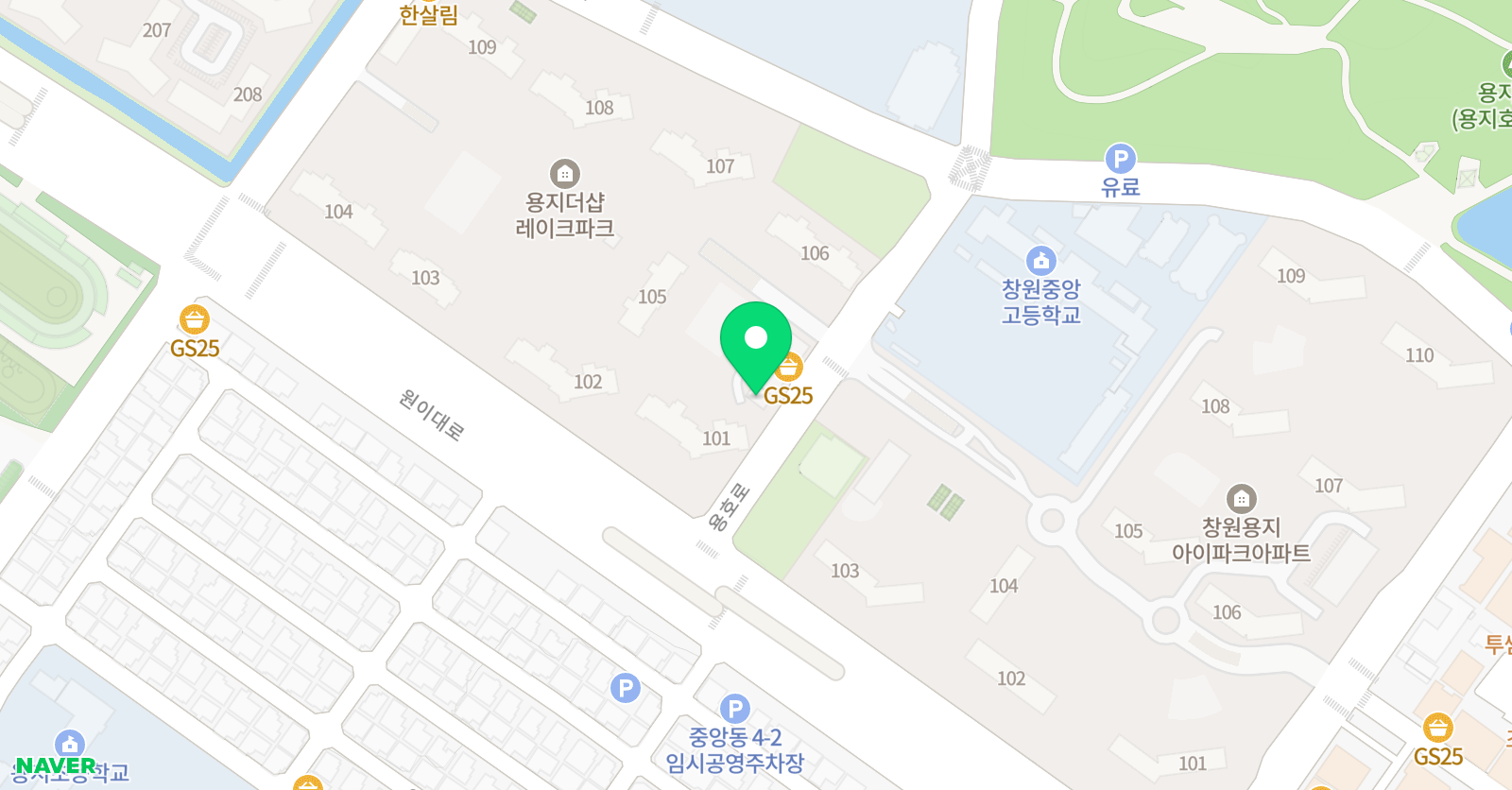 고은소리 음악학원 위치