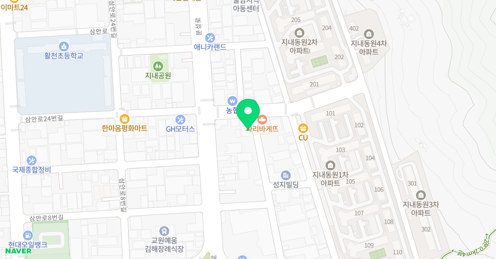 팍스톤 영어학원 위치