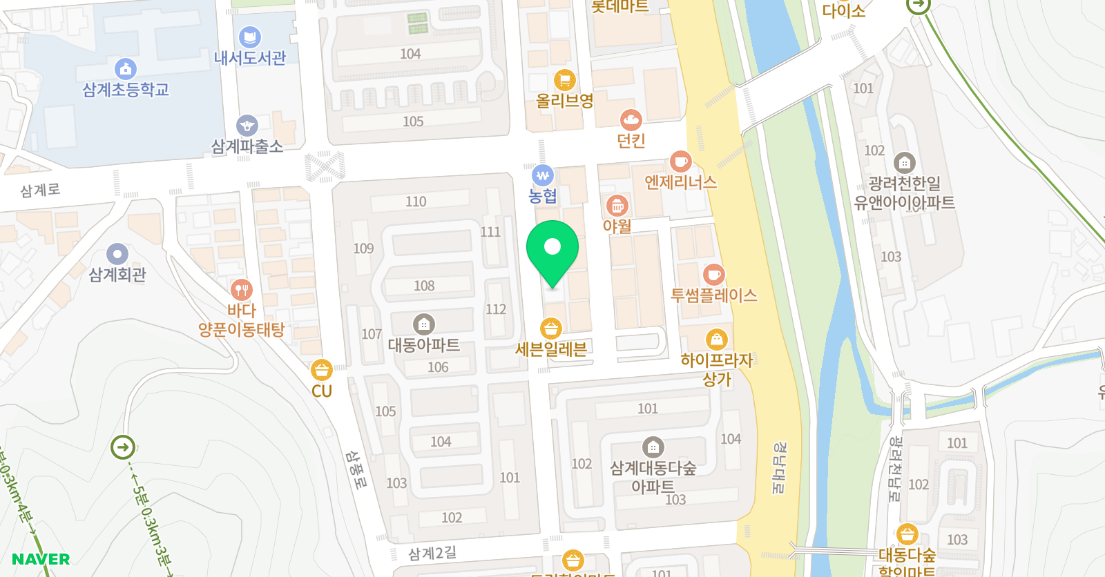 윤선생IGSE아카데미 마산삼계광려점 위치