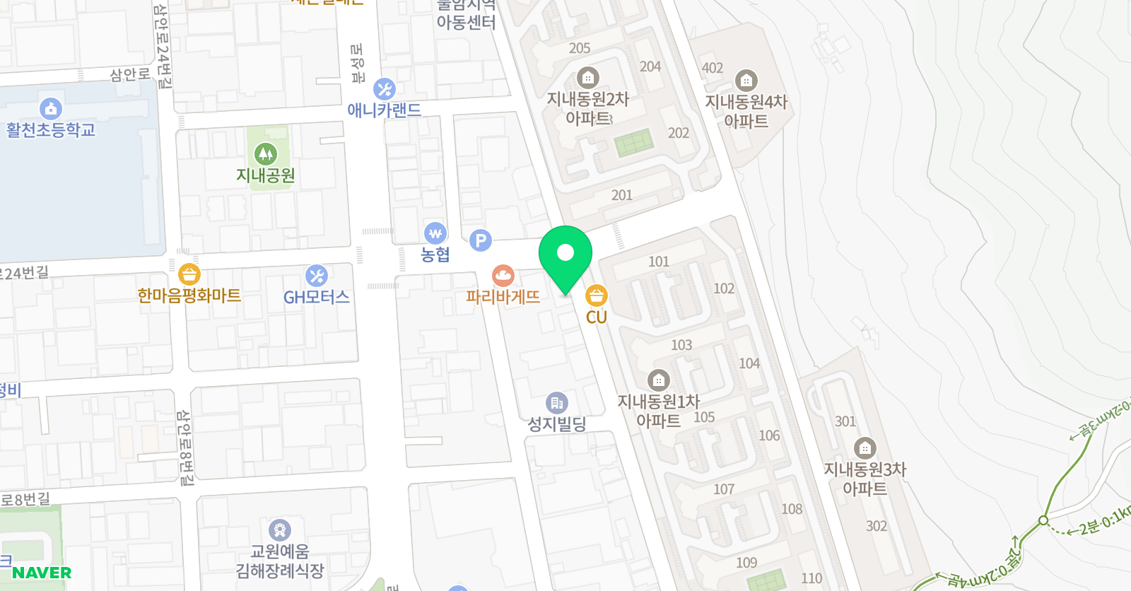 김경희 수학학원 위치