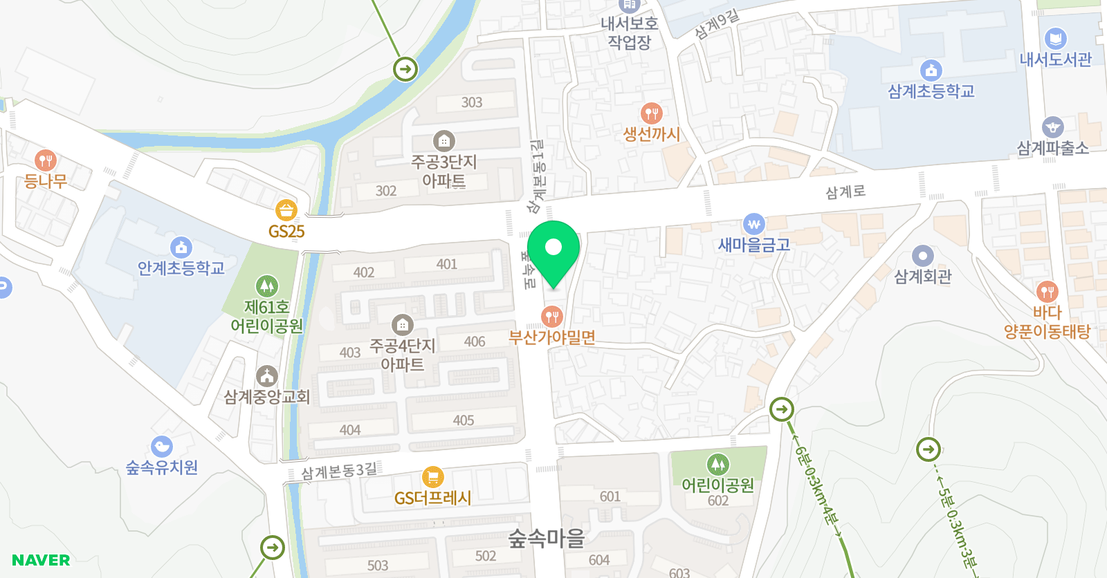 수학의메카 학원 위치