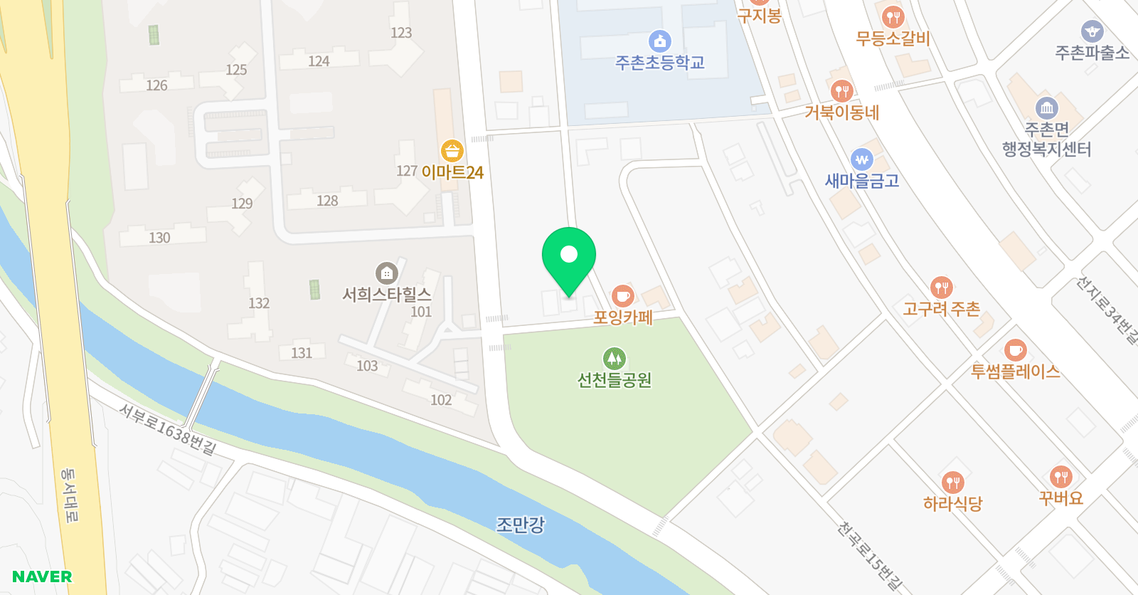 해법 중국어학원 주촌센텀점 위치
