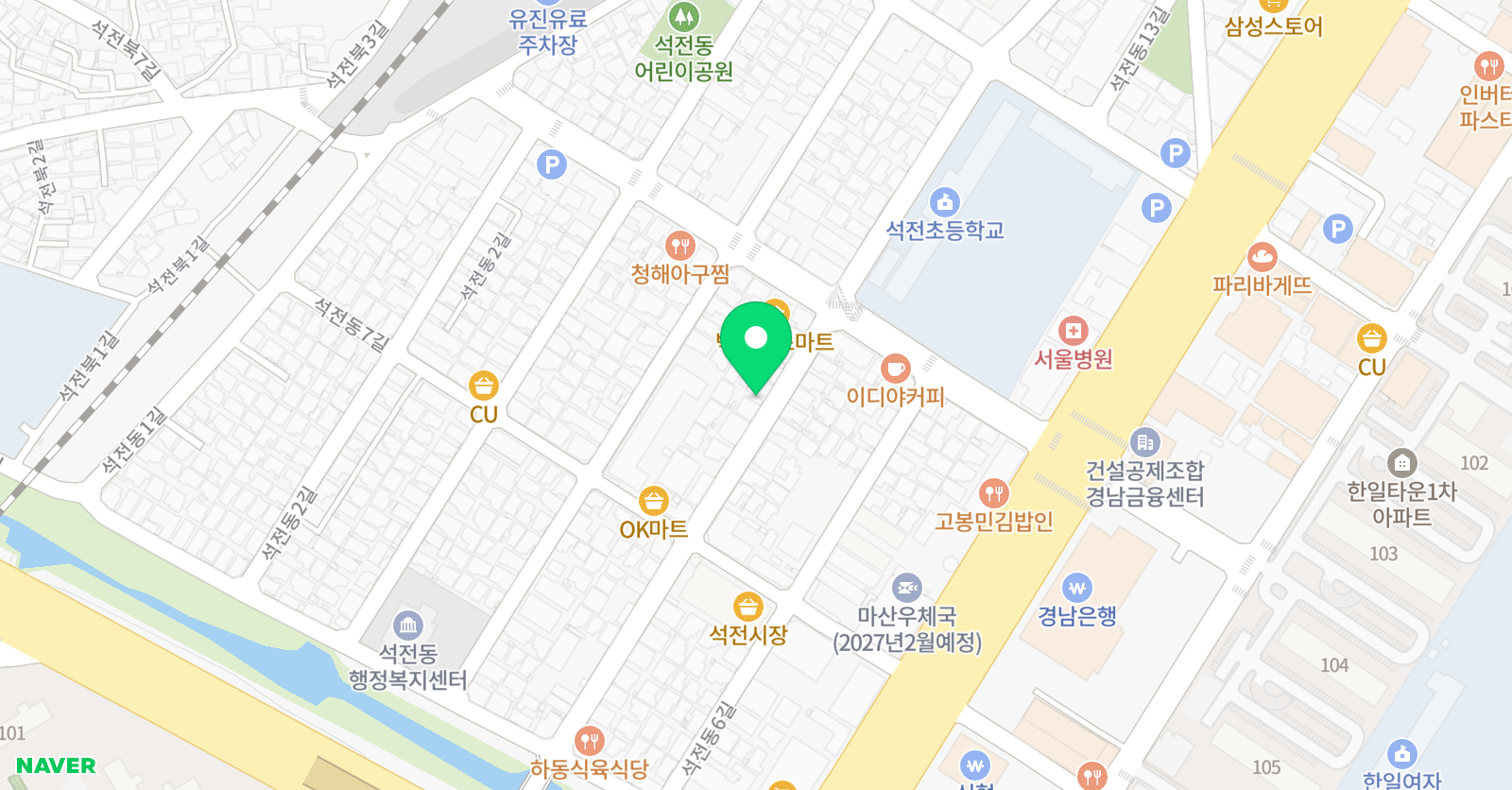 3030 영어 석전러닝센터 위치