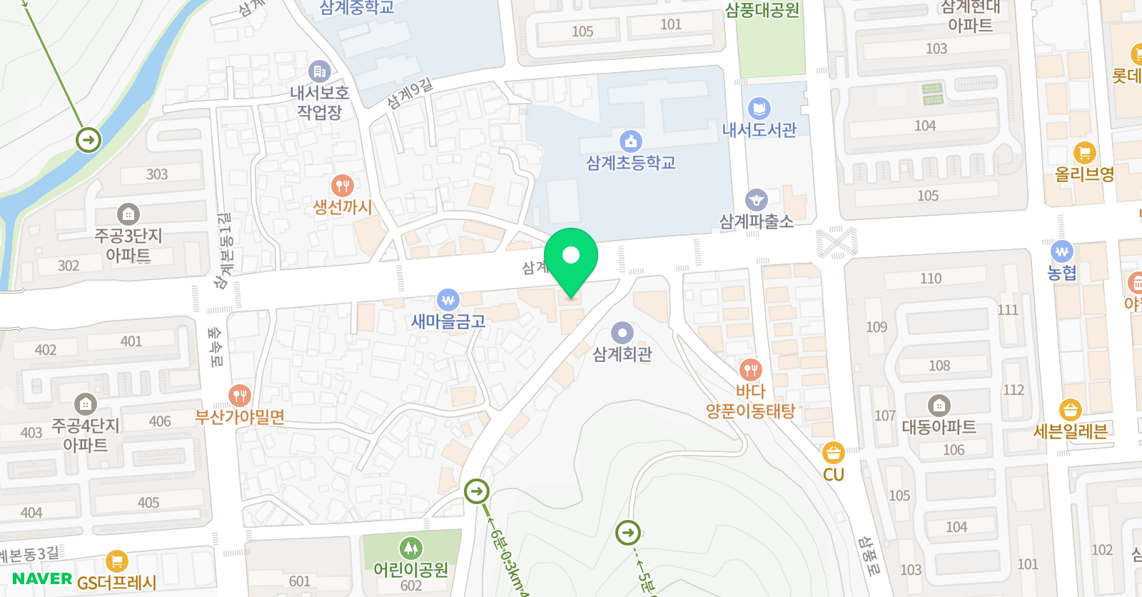 글로벌주니어 영어학원 위치