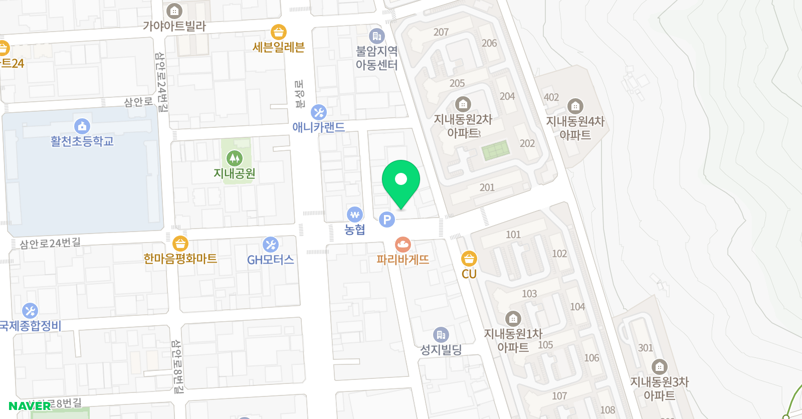 선우 태권도장 위치