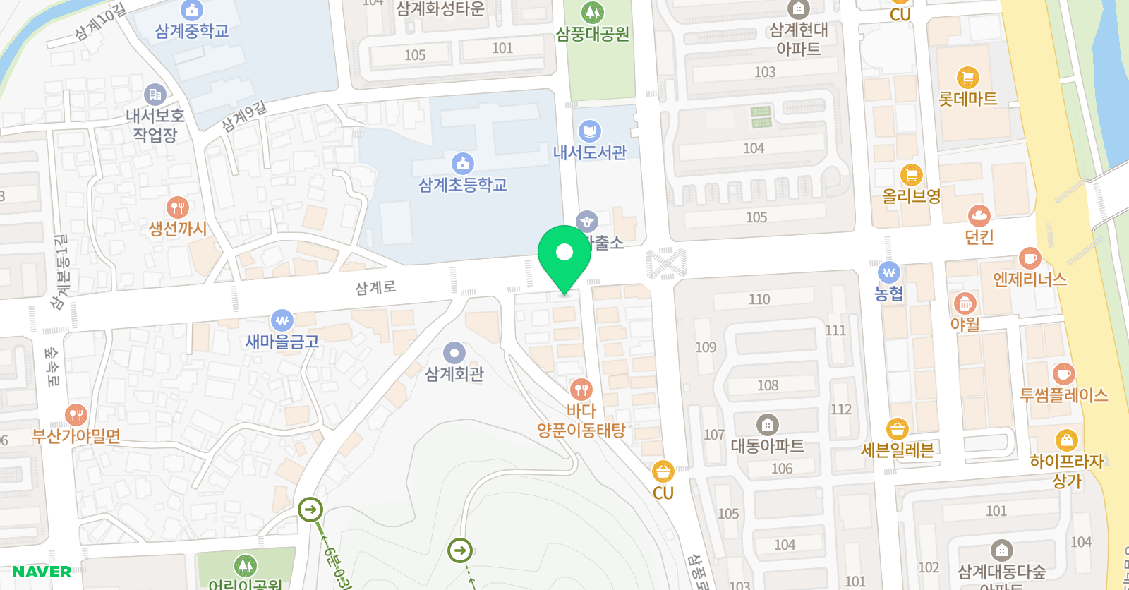 HK 어학원 위치