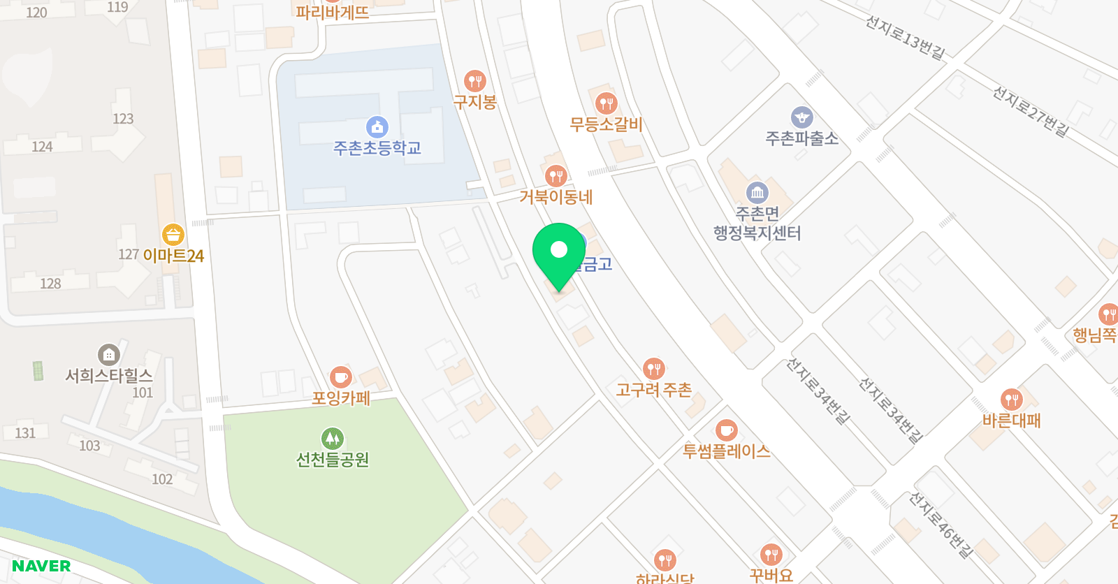 위너스 태권도 위치