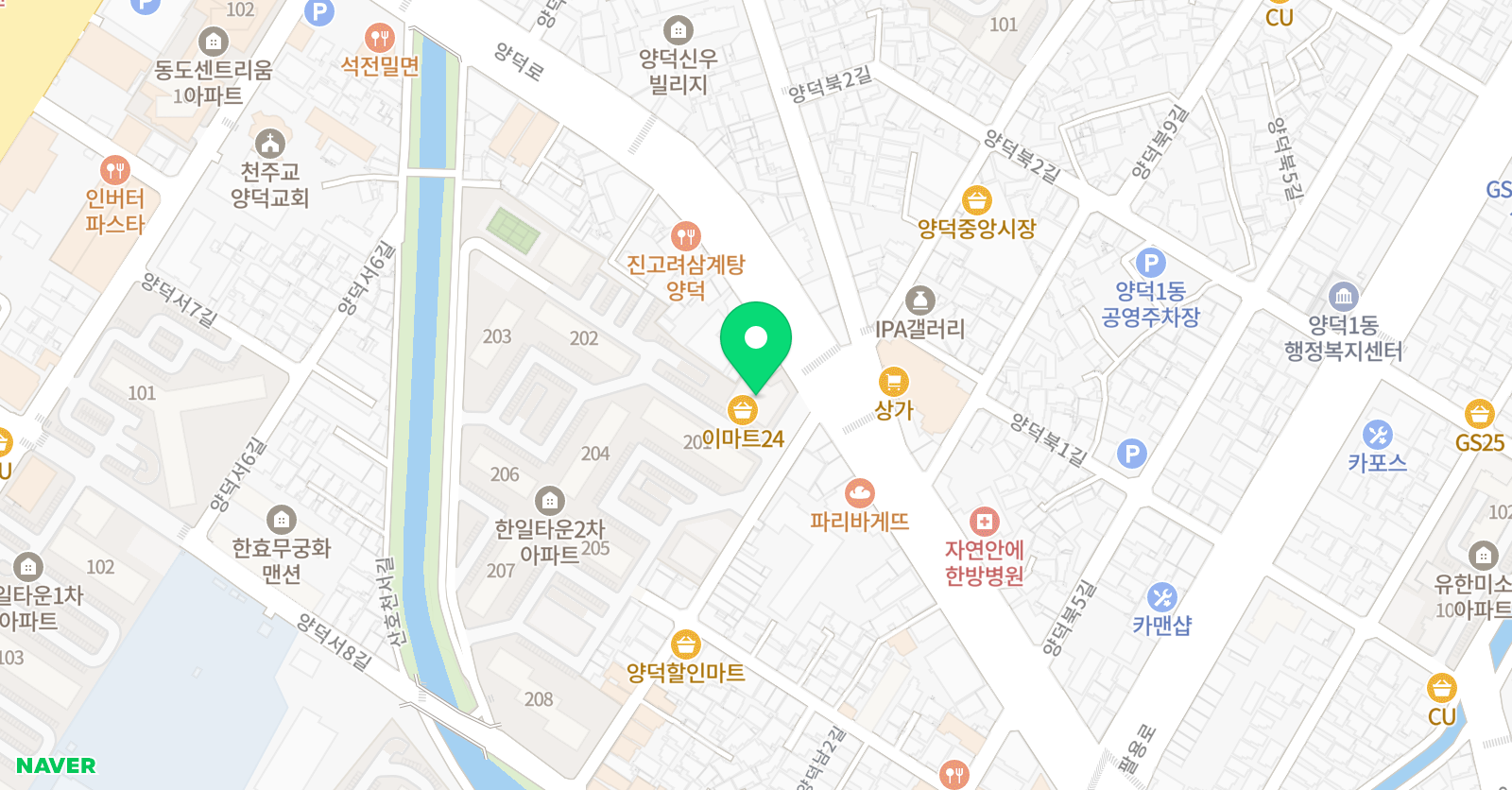 중앙필 음악학원 위치