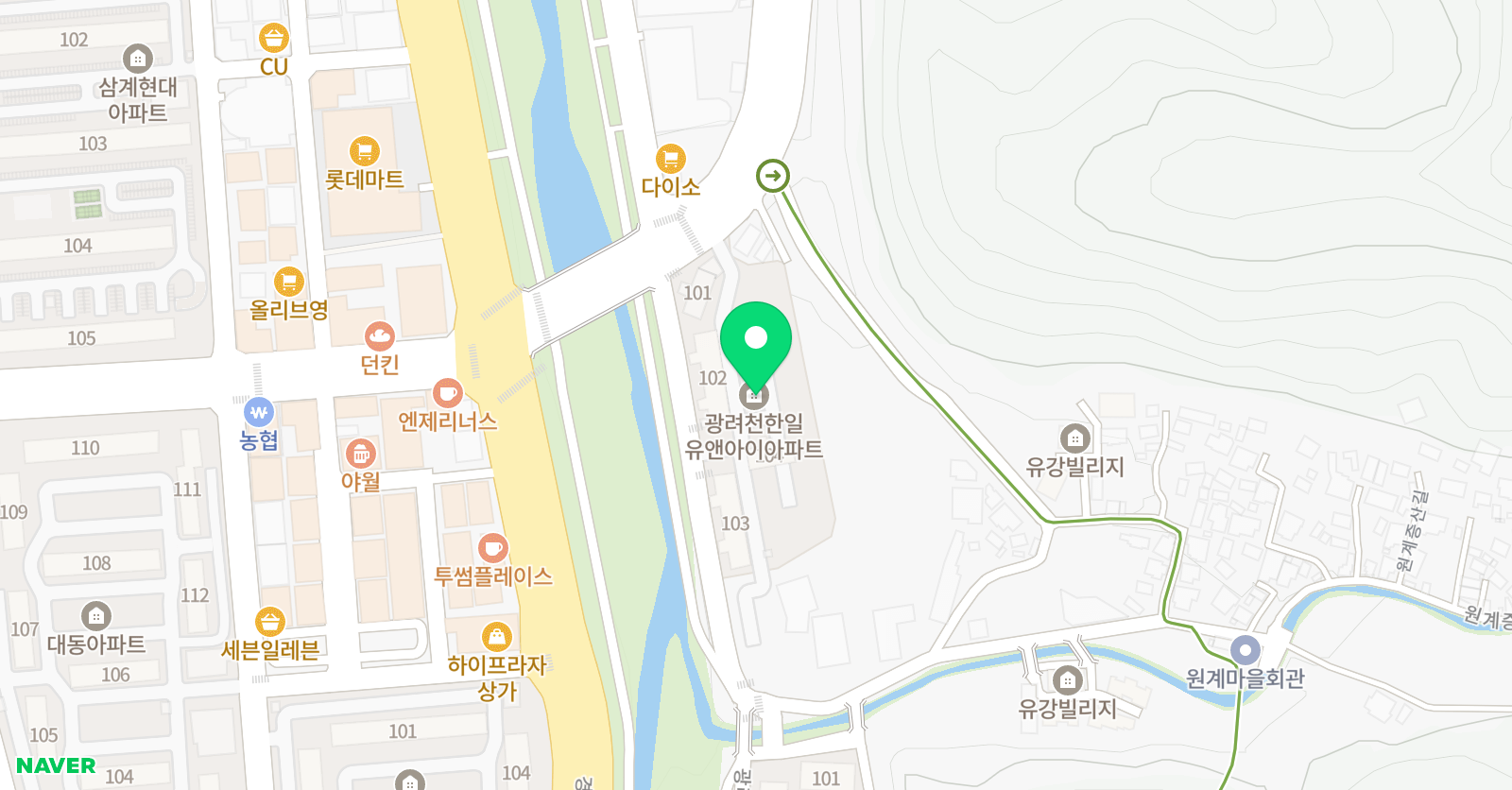 빨간펜 수학의달인 마산원계점 위치
