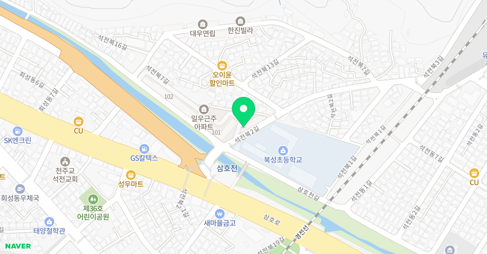 북성셀파 학원 위치