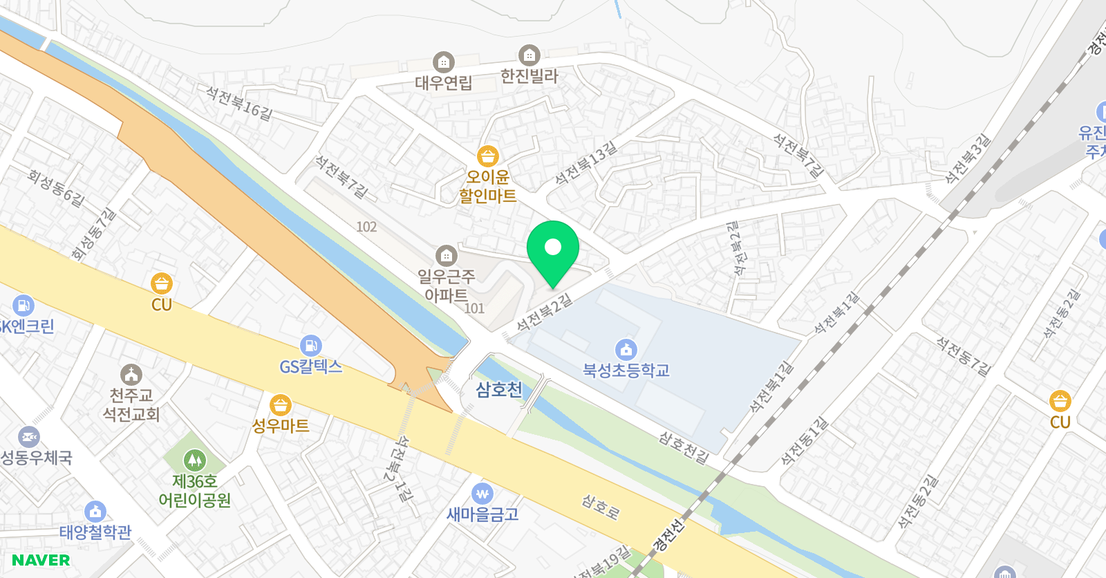 북성 태권도체육관 위치