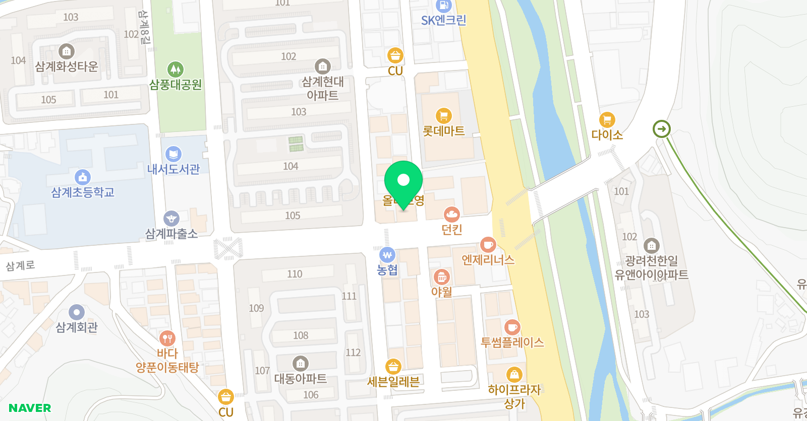 윌그로우어학원 마산내서캠퍼스 위치