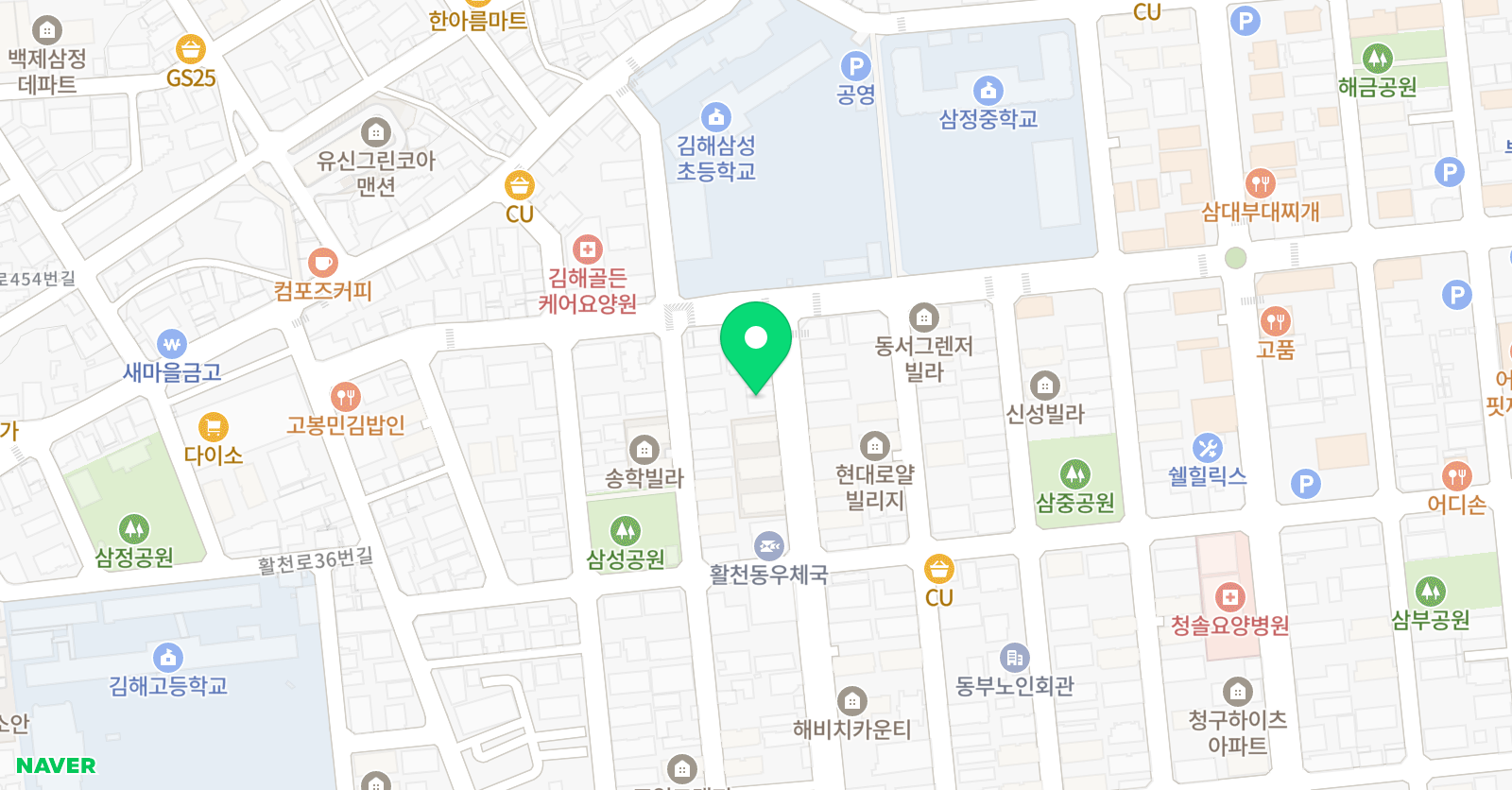 뮤엠 영어 셰르파어학원 위치