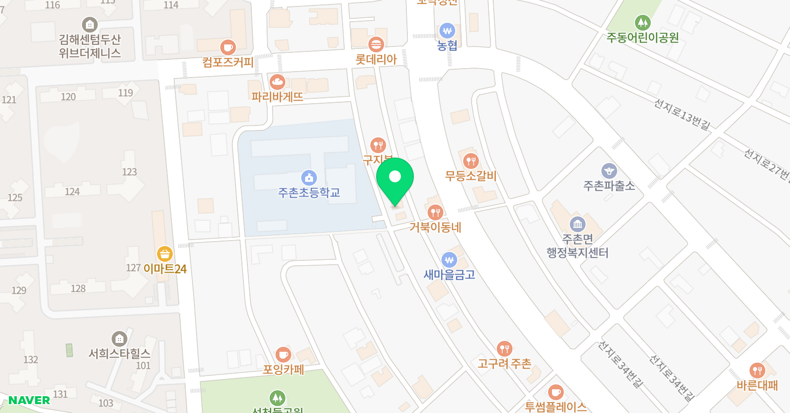 토킹클럽 김해주촌분원 위치