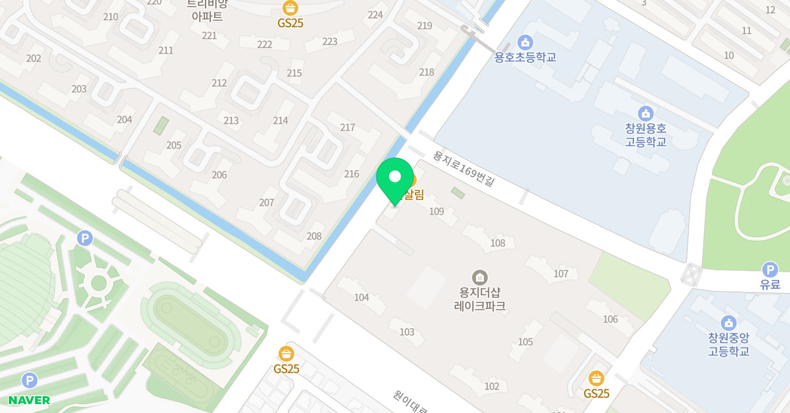 이화숲 피아노학원 위치