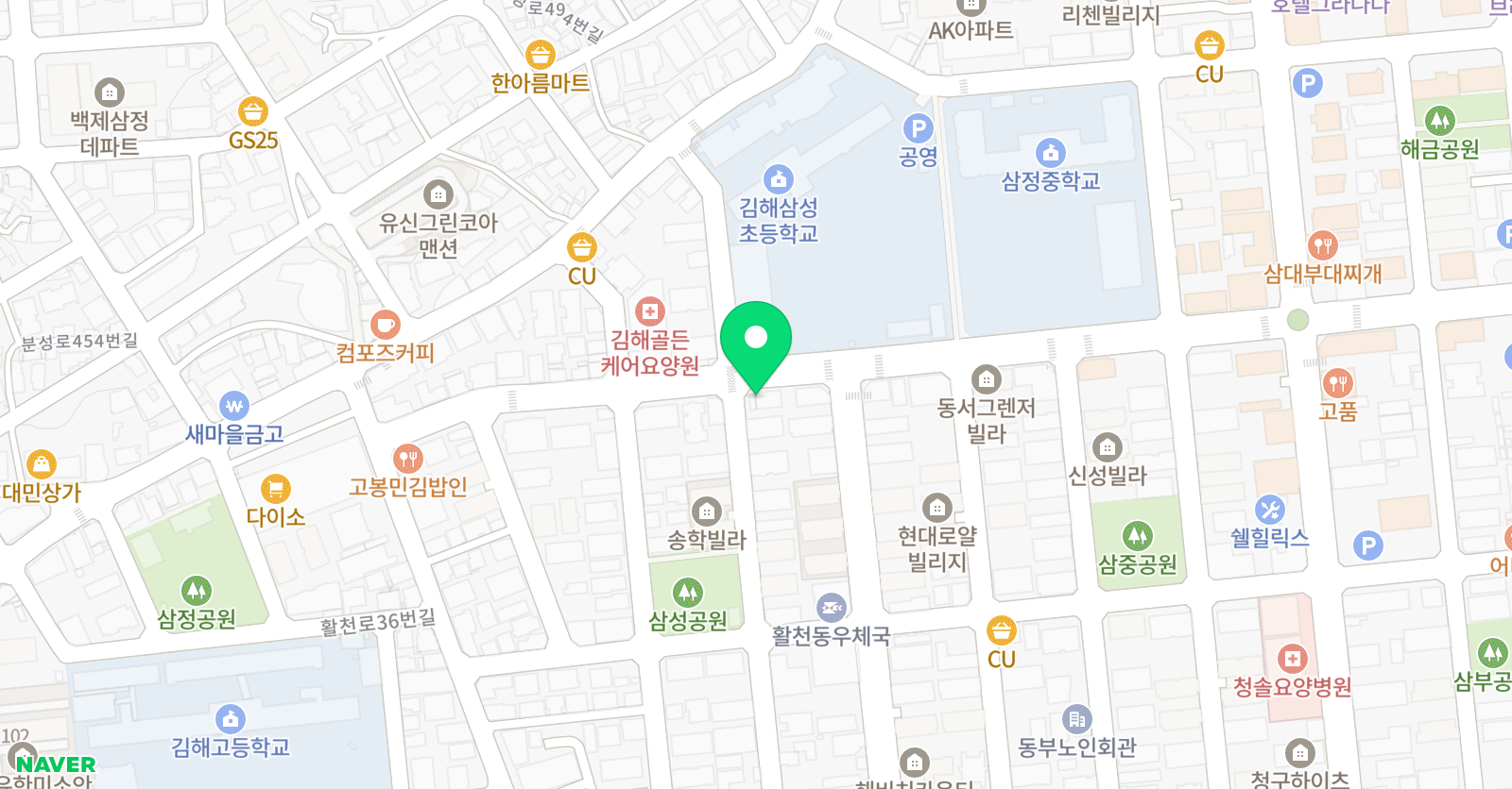 더쎈 수학교습소 위치