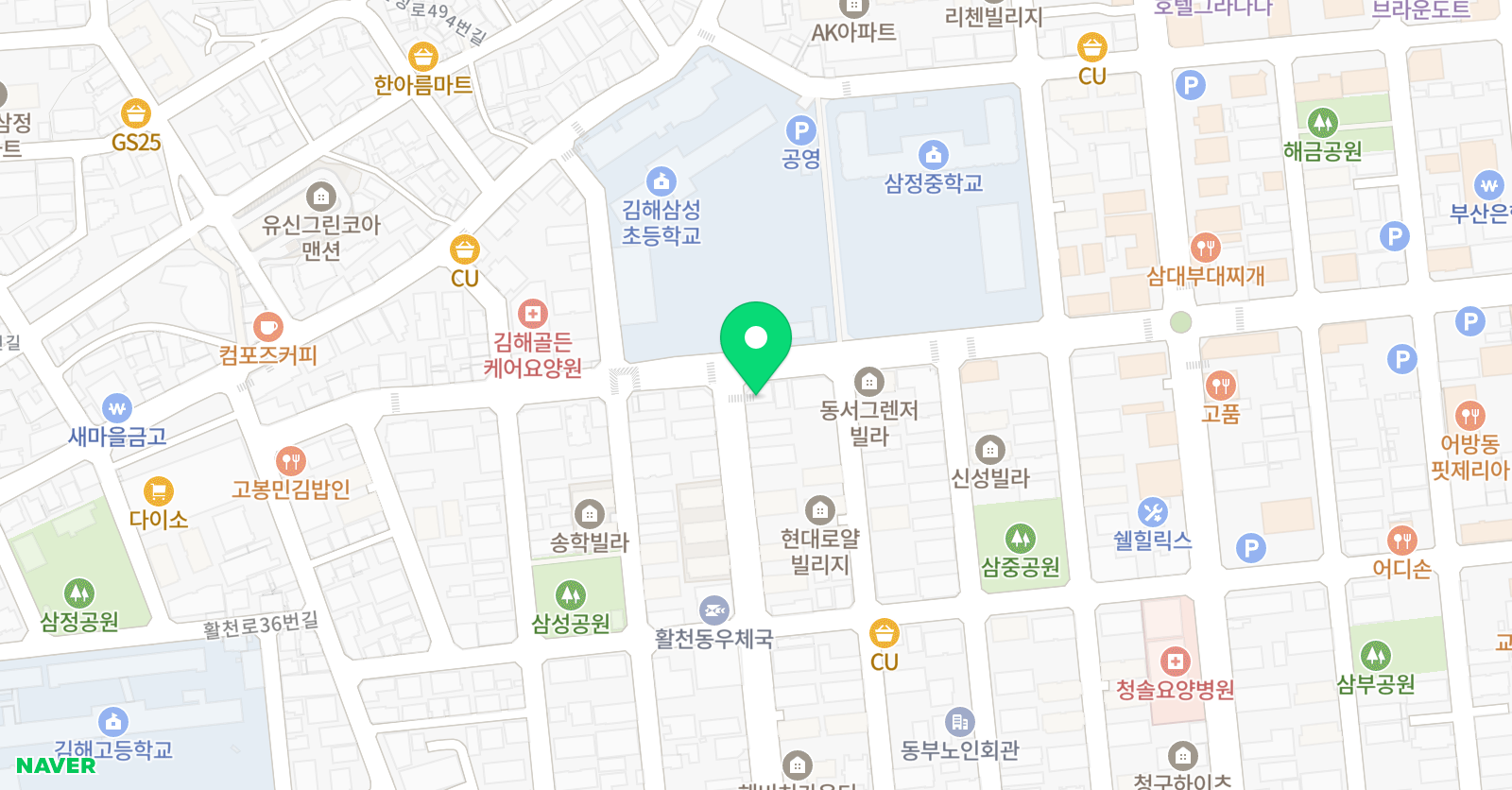삼성엘리트 학원 위치