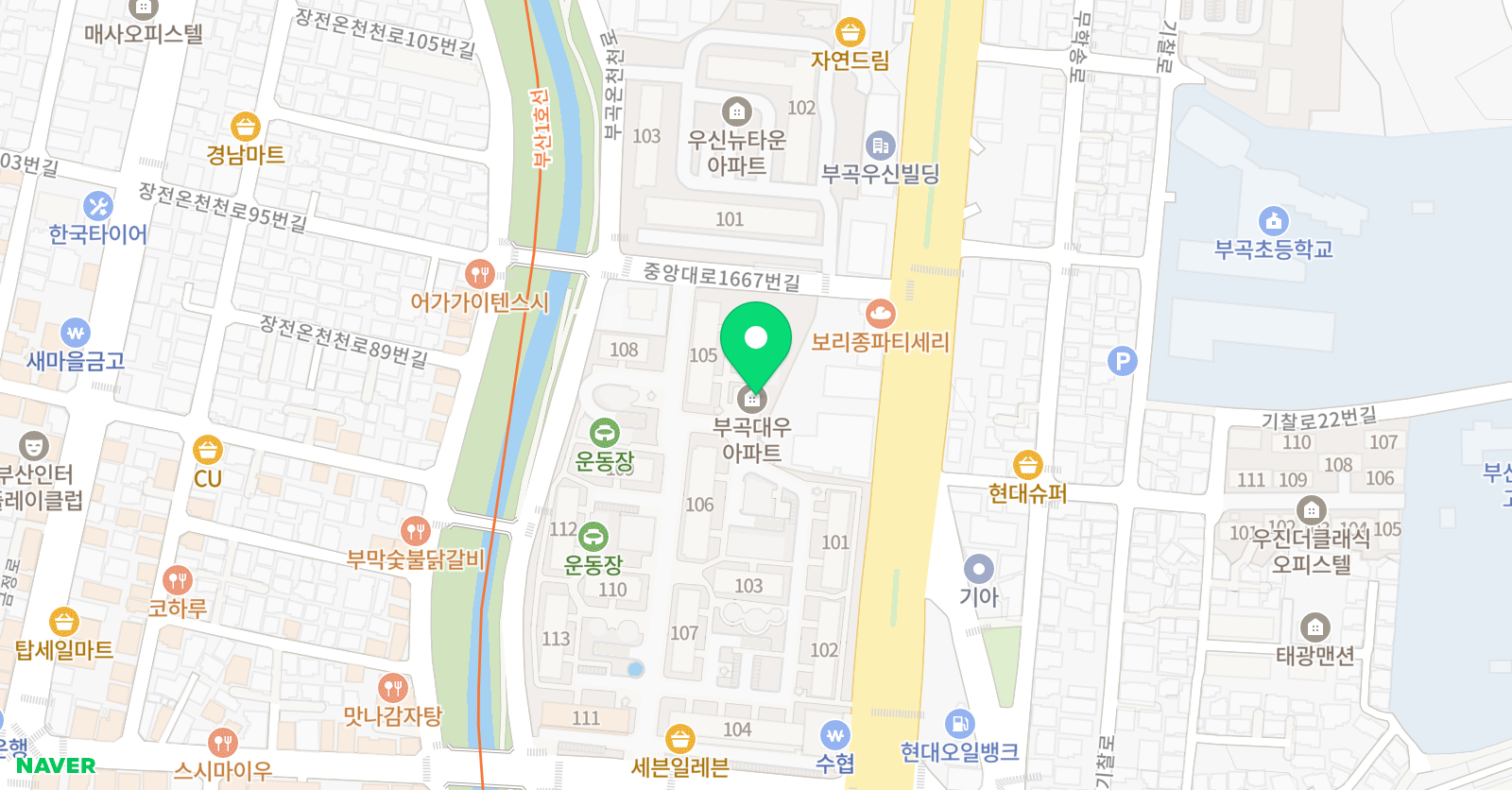 아소비 아소비 부산부곡대우아파트점 위치