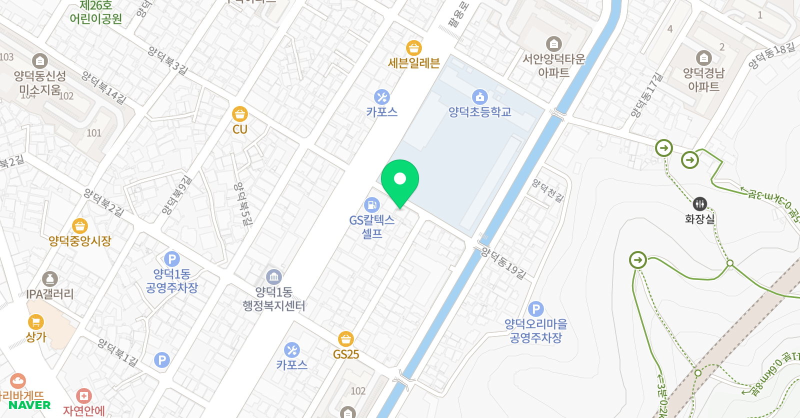 소리풍경 음악학원 위치