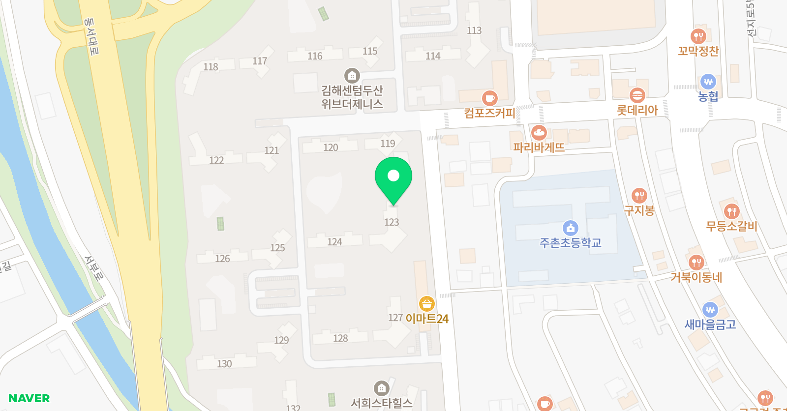 빨간펜 수학의달인 김해센텀제니스점 위치