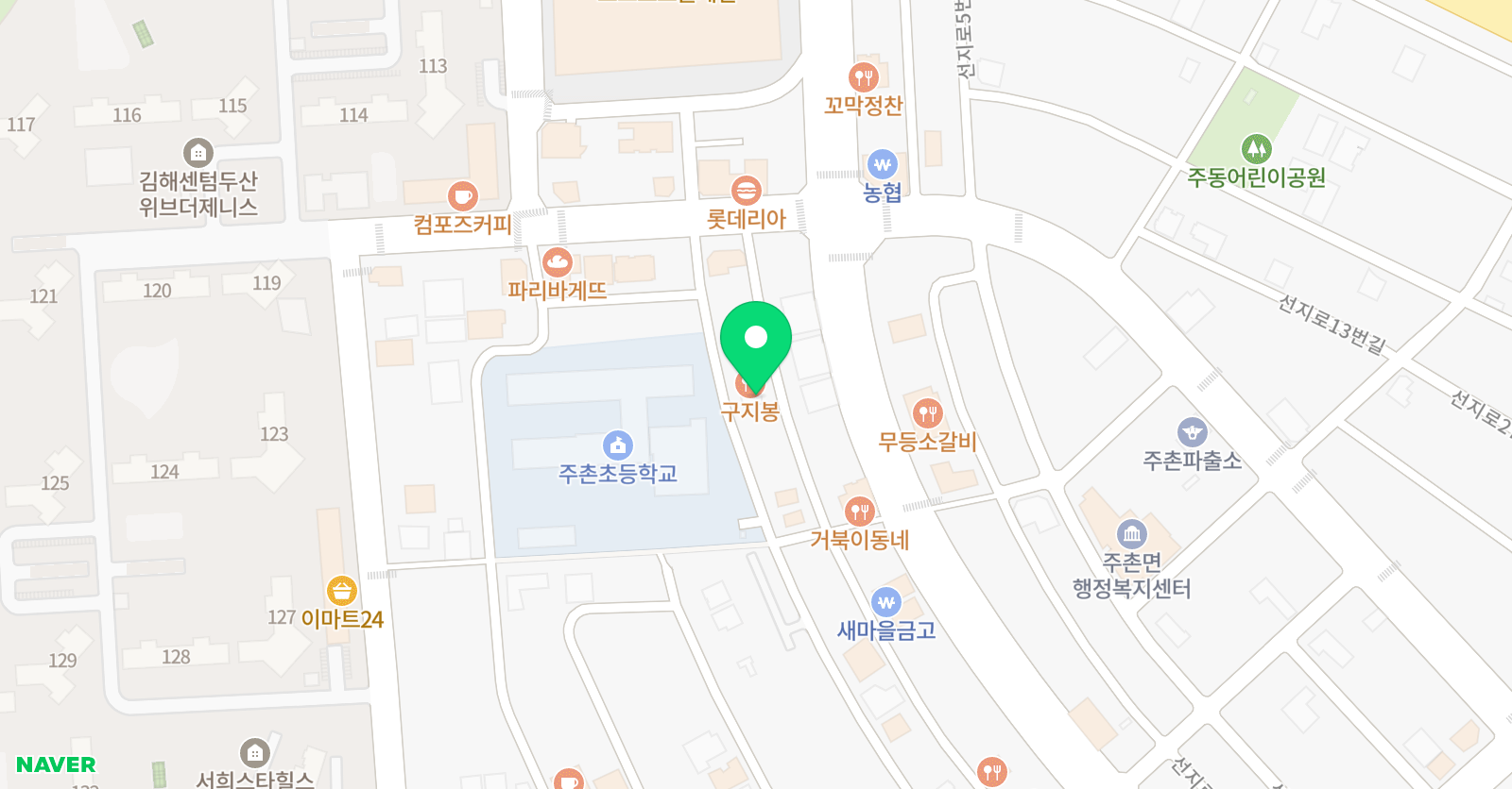 링키영어 김해주촌점 위치