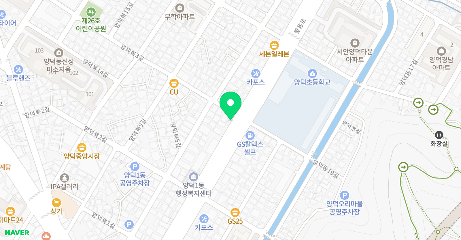스마트해법 수학 마산양덕메타플러스점 위치