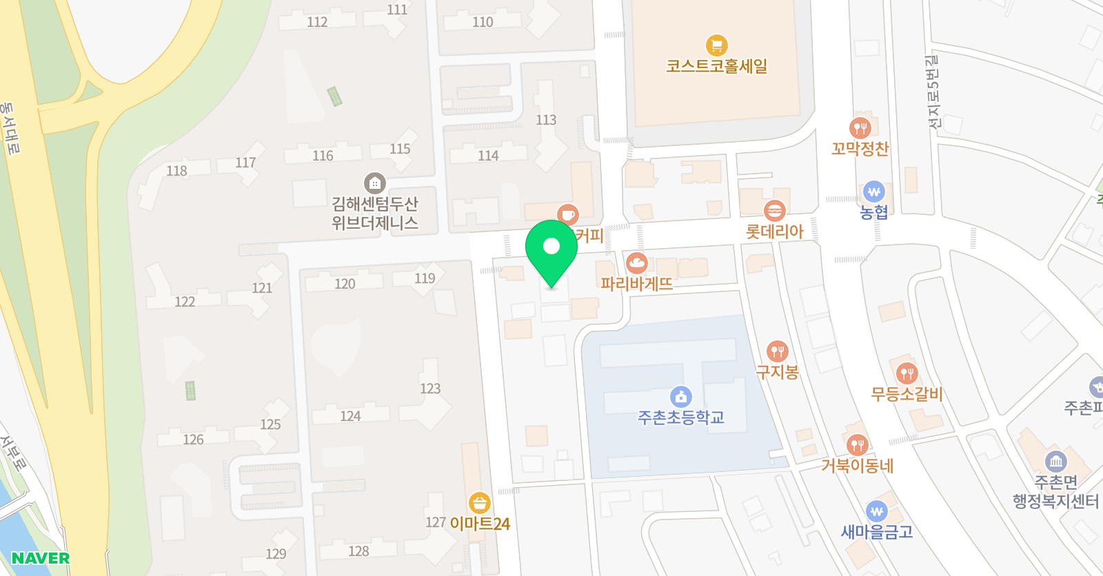 리드인 주촌초점 위치