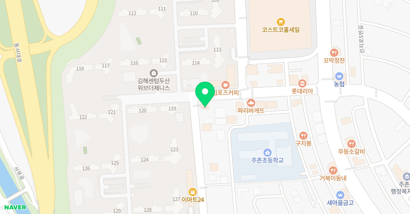 윤선생 우리집앞영어교실 주촌캠퍼스 위치