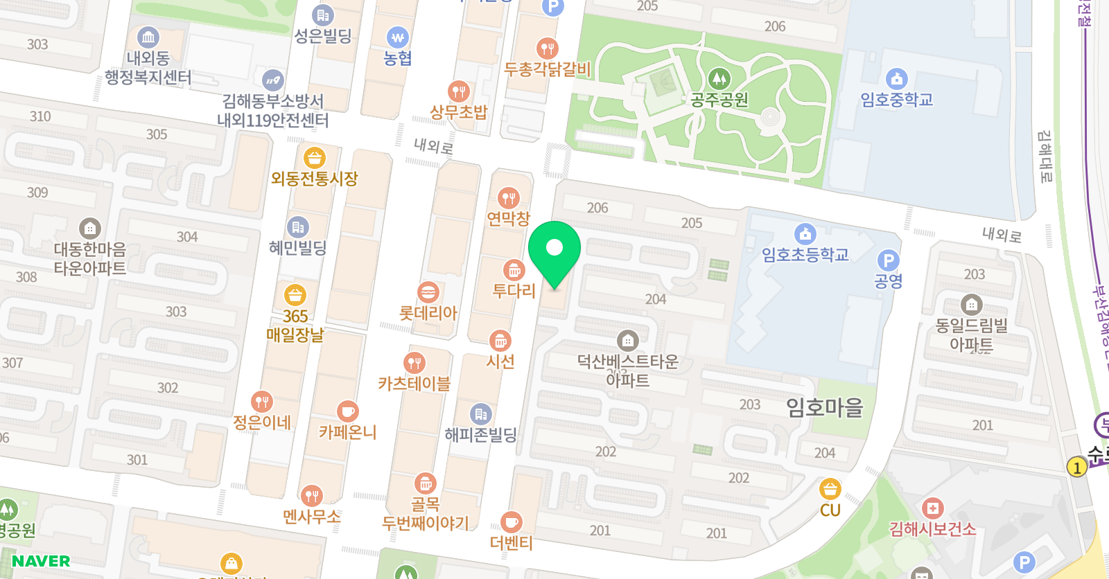 이비뮤직 실용음악학원 위치