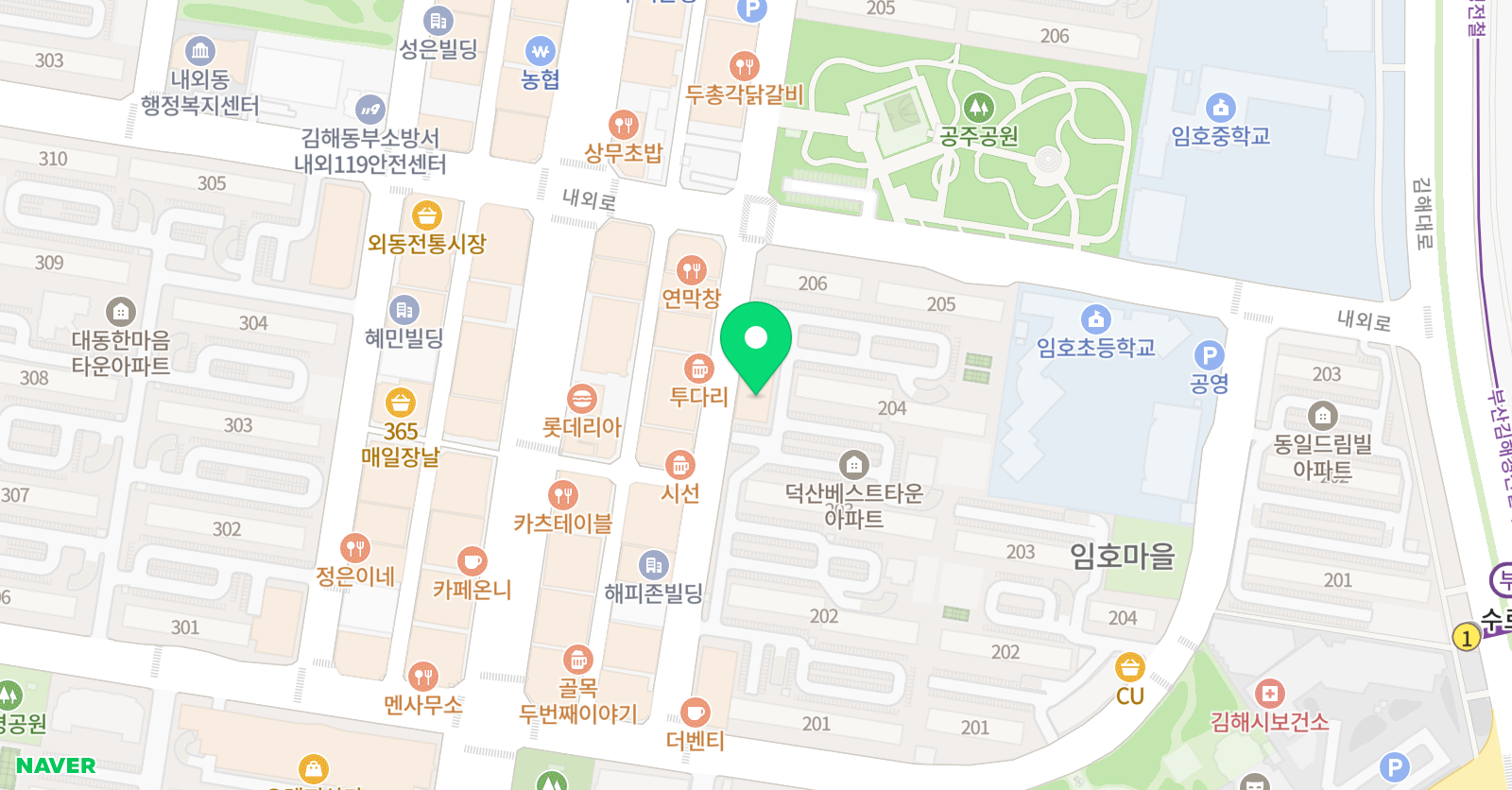 푸르넷 공부방 덕산교습소 위치