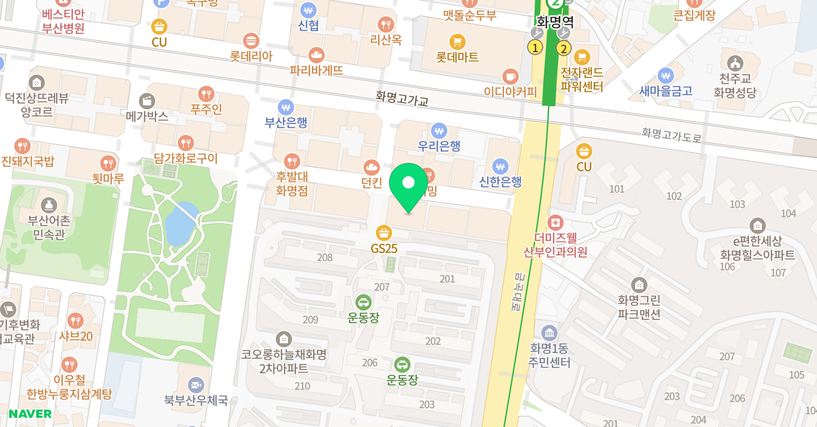차이홍 중국어 화명교습소 위치