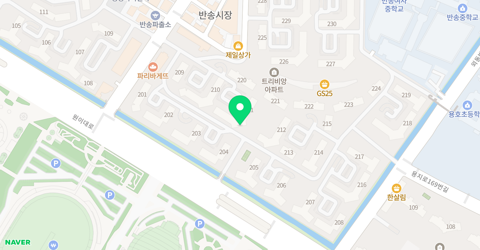 기탄 사고력교실 반림트리비앙1호점 위치