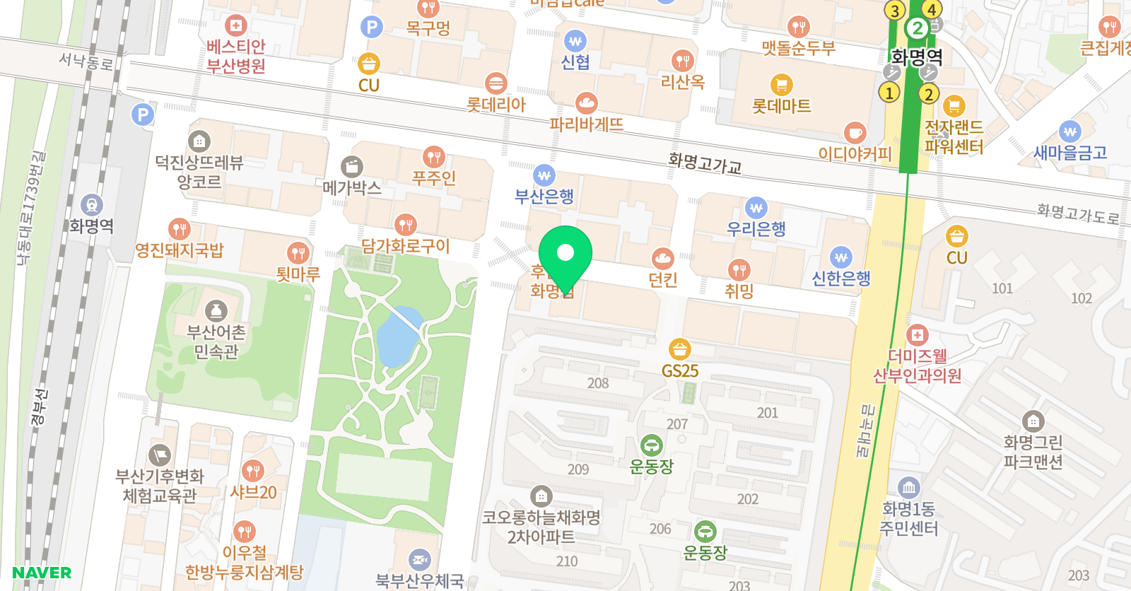 한우리독서토론논술 부산북구지부 위치