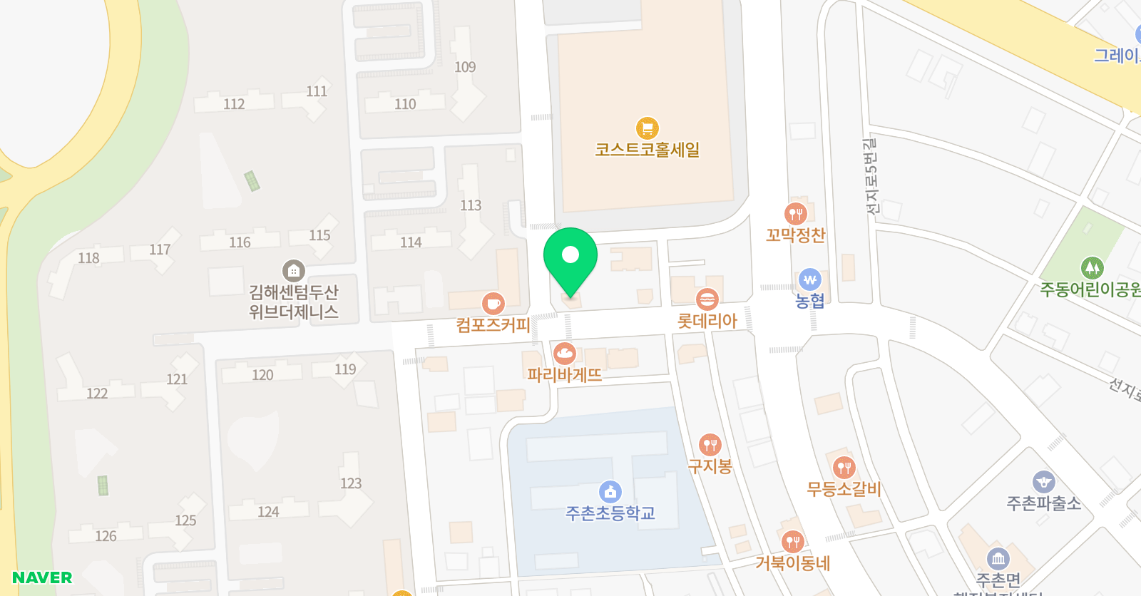 레인 영어몬스터매쓰사고력수학 학원 위치