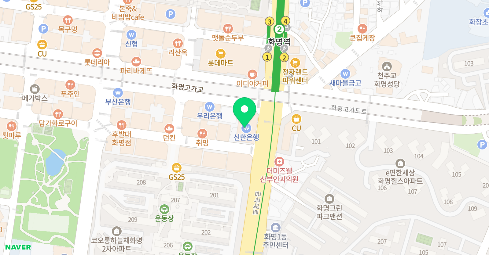 에이프릴 어학원 부산화명캠퍼스 위치