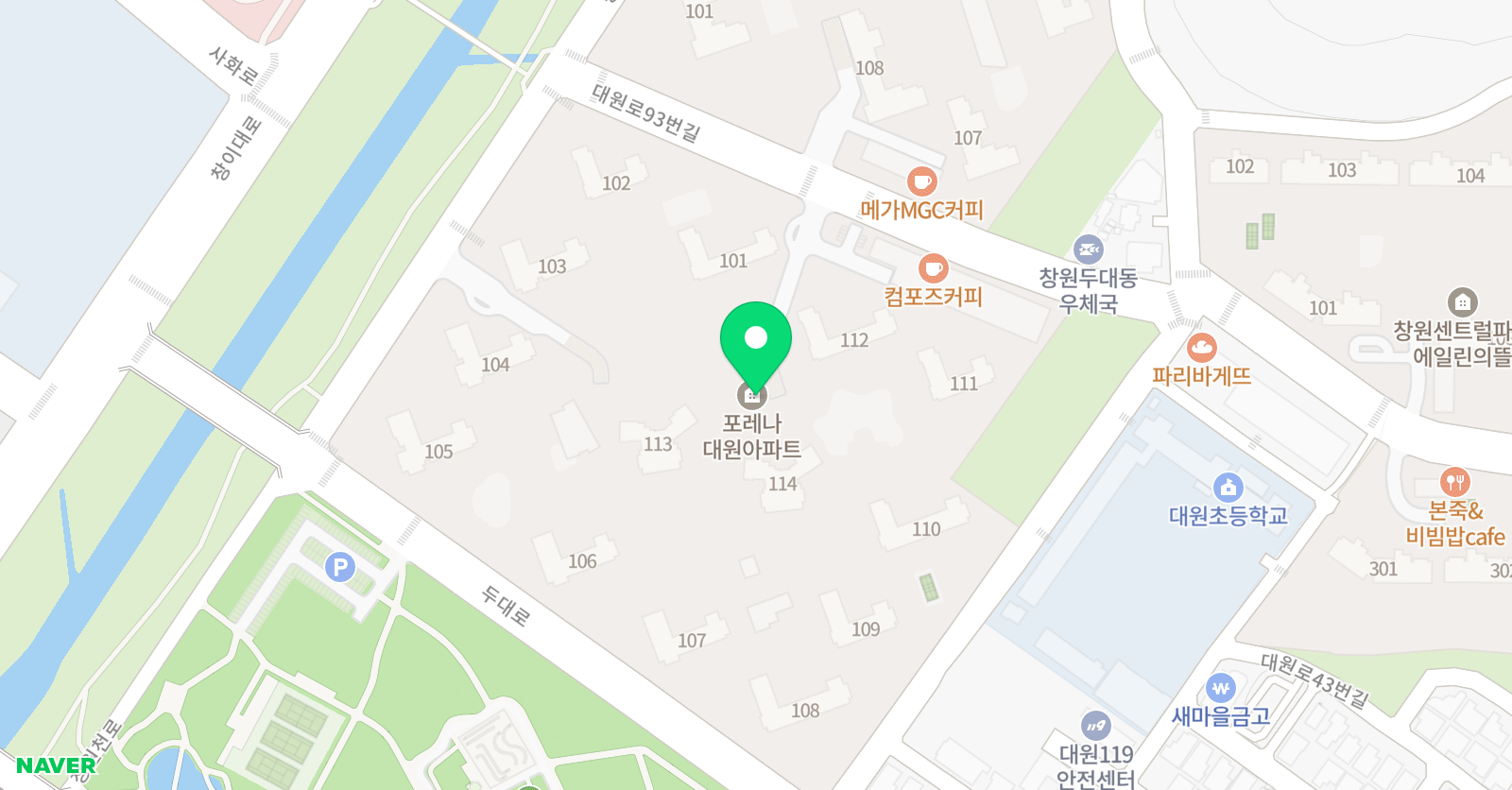아소비 창원대원점 위치