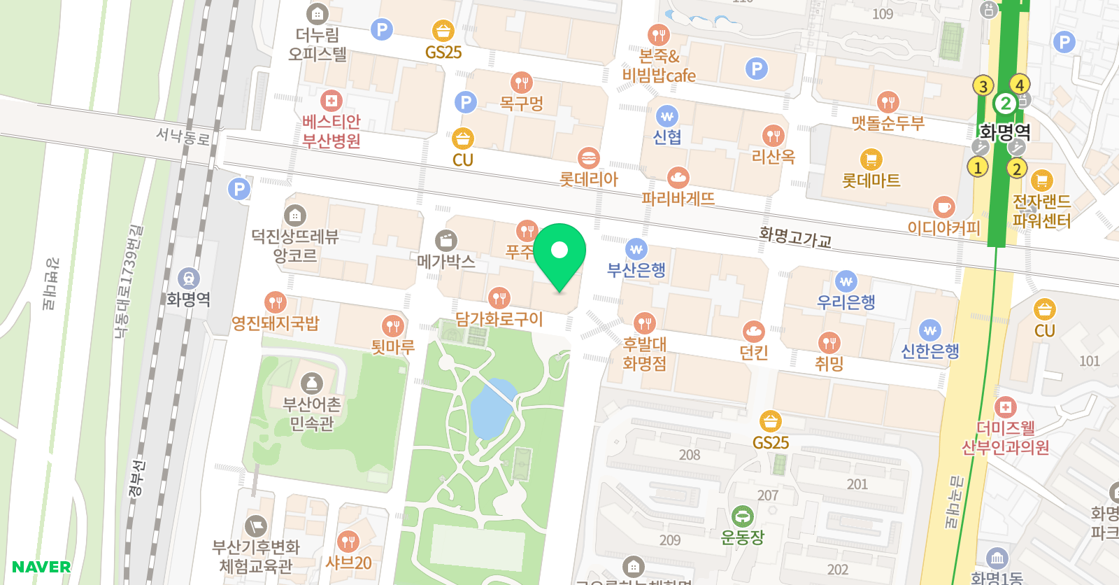 배움학원 위치
