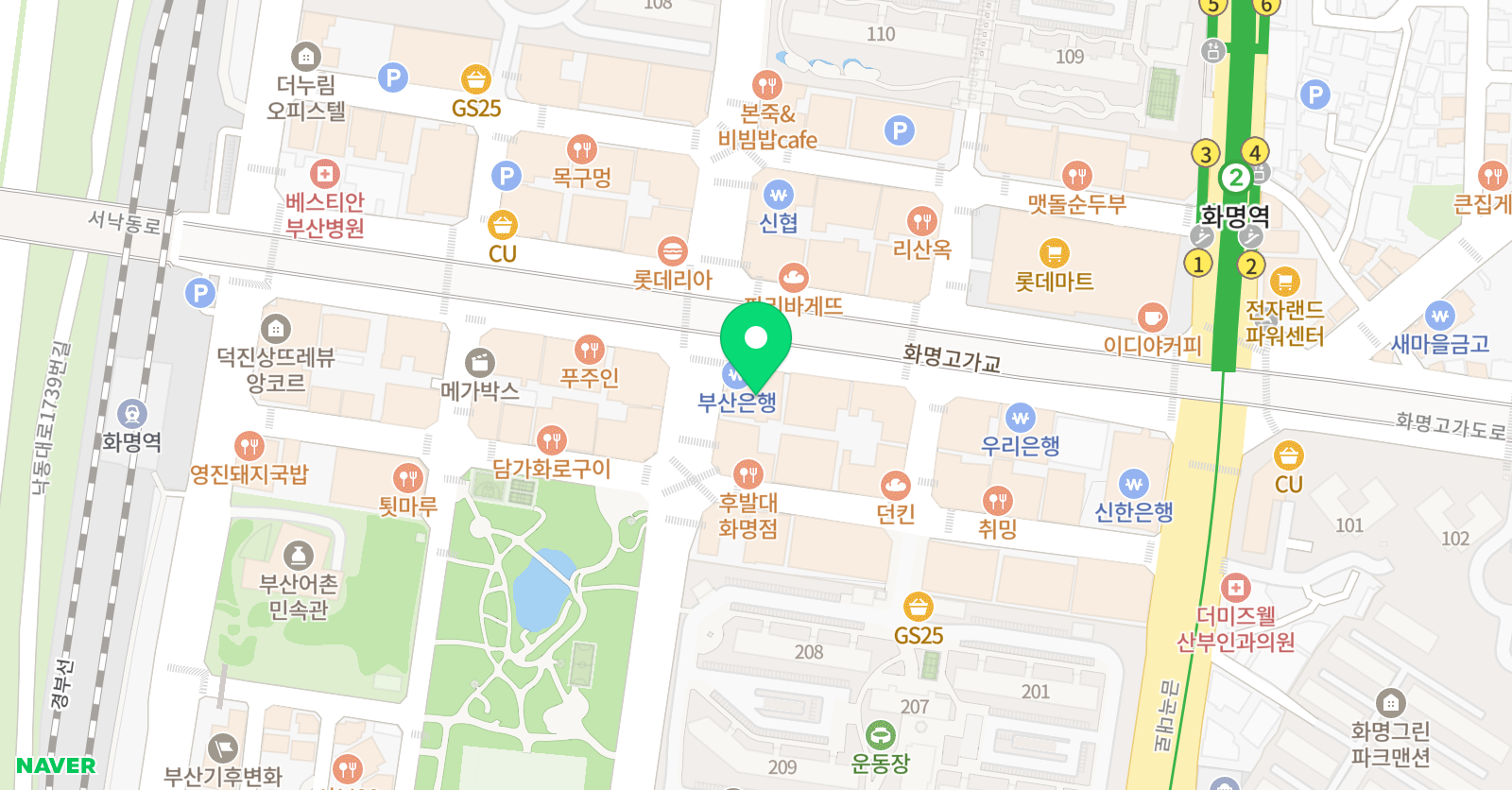 윤성호수학전문학원 위치
