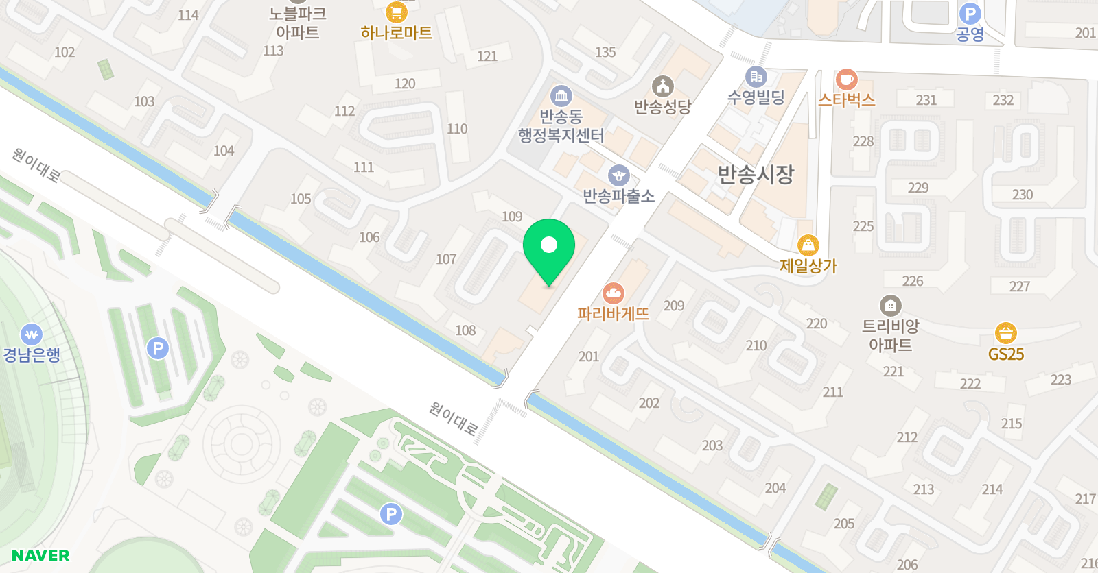 한우리독서토론논술 창원반송독서문화원 위치