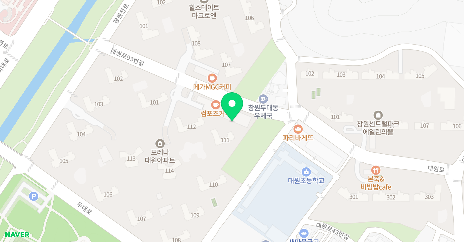 J지니 영어 위치