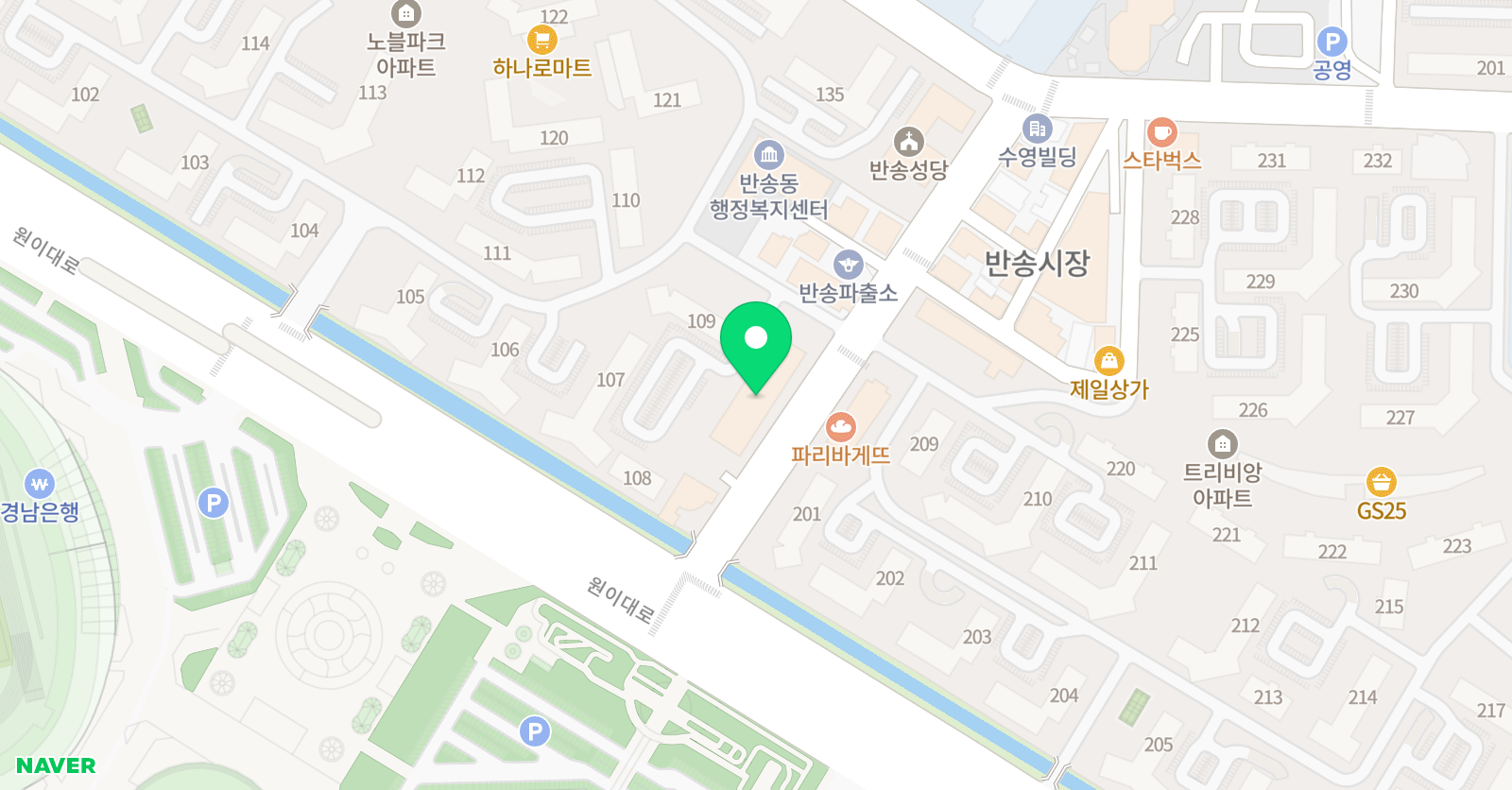 프리미엄수학반림전문학원 위치