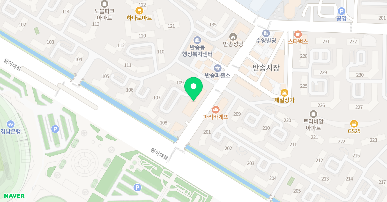 이솔루션 학원 위치