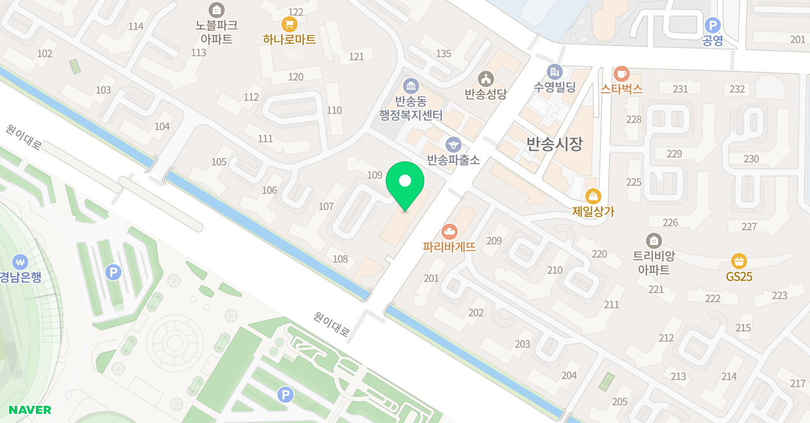 CSH 수학 위치