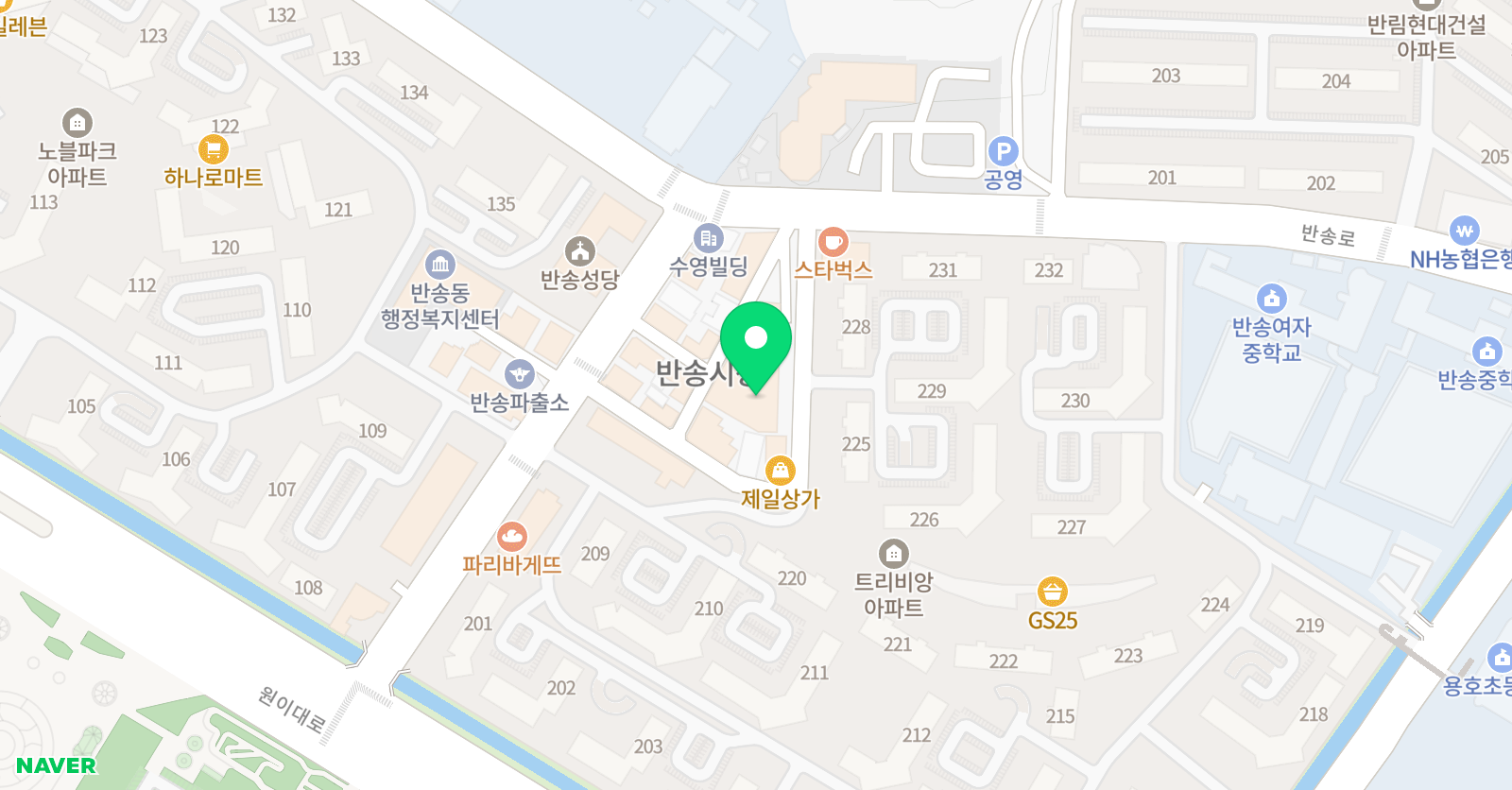 유니크 학원 위치