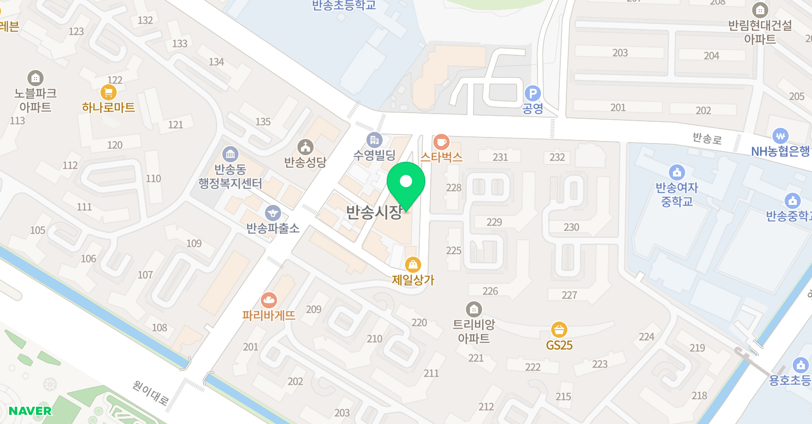 정인규 수학 학원 위치