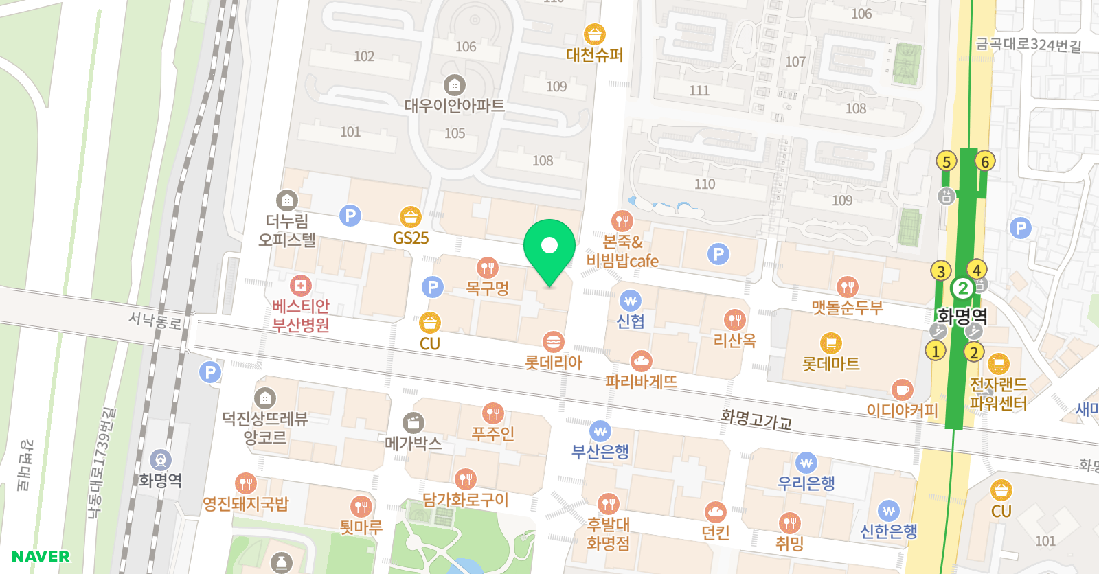 래인포관리형스터디카페 위치