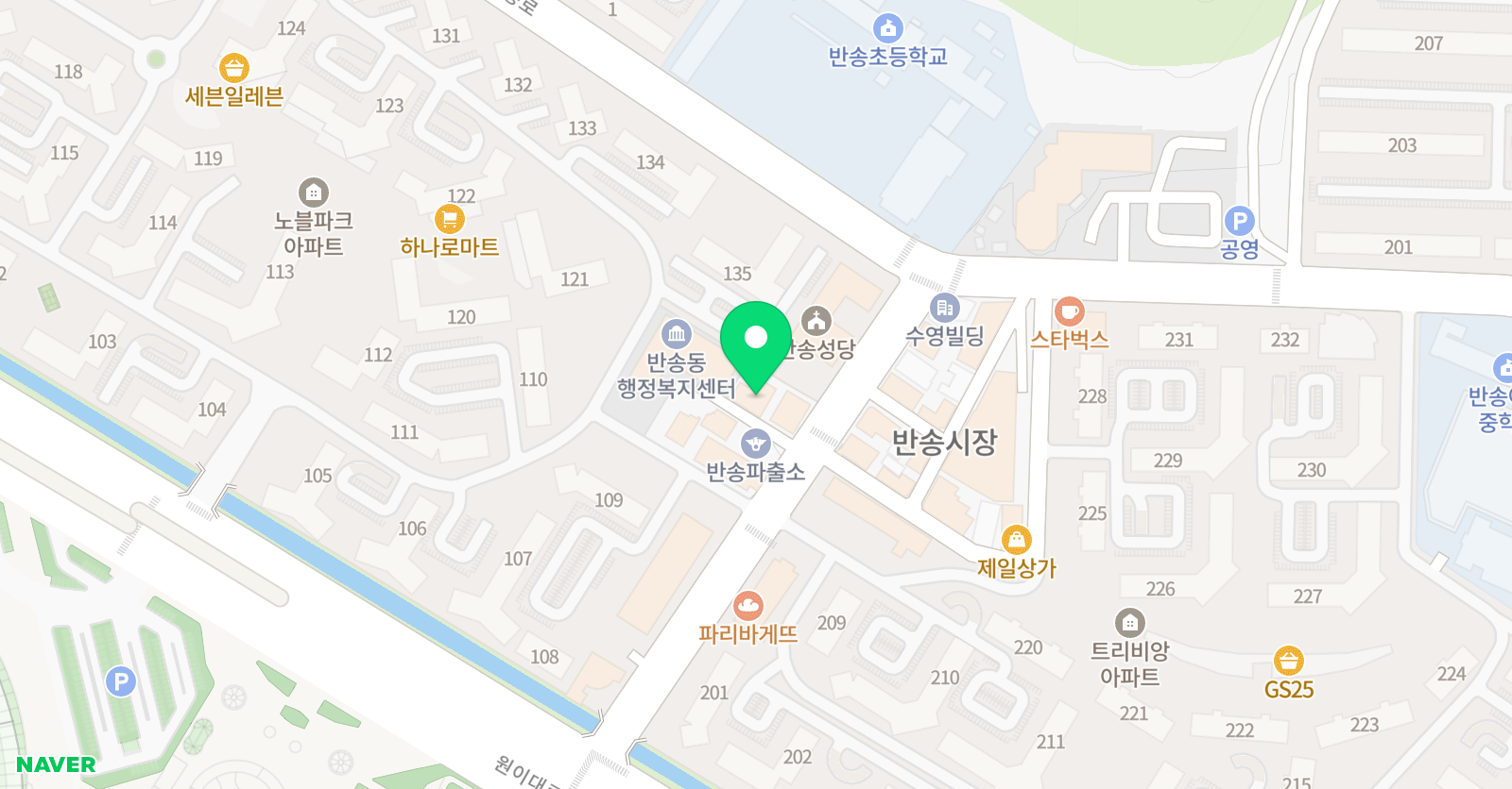 말이랑글이랑 학원 위치