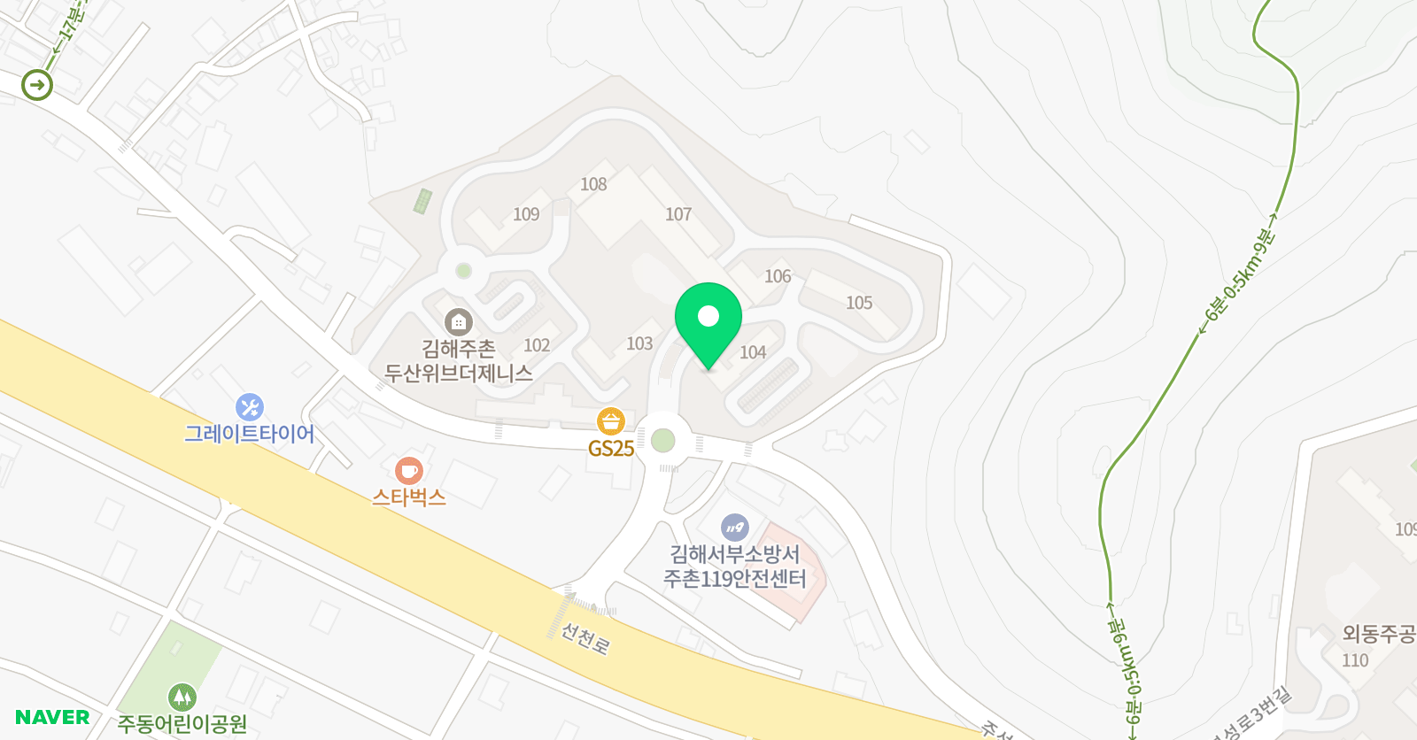 뮤엠 영어 주촌제니스nest 위치