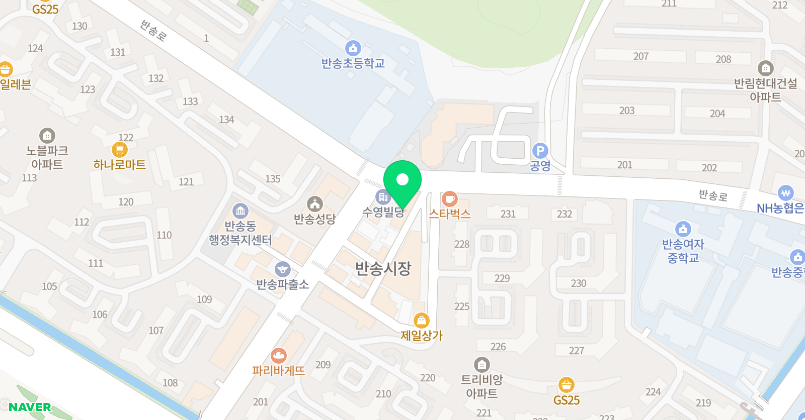 대교 하이캠퍼스 트리비앙학원 위치